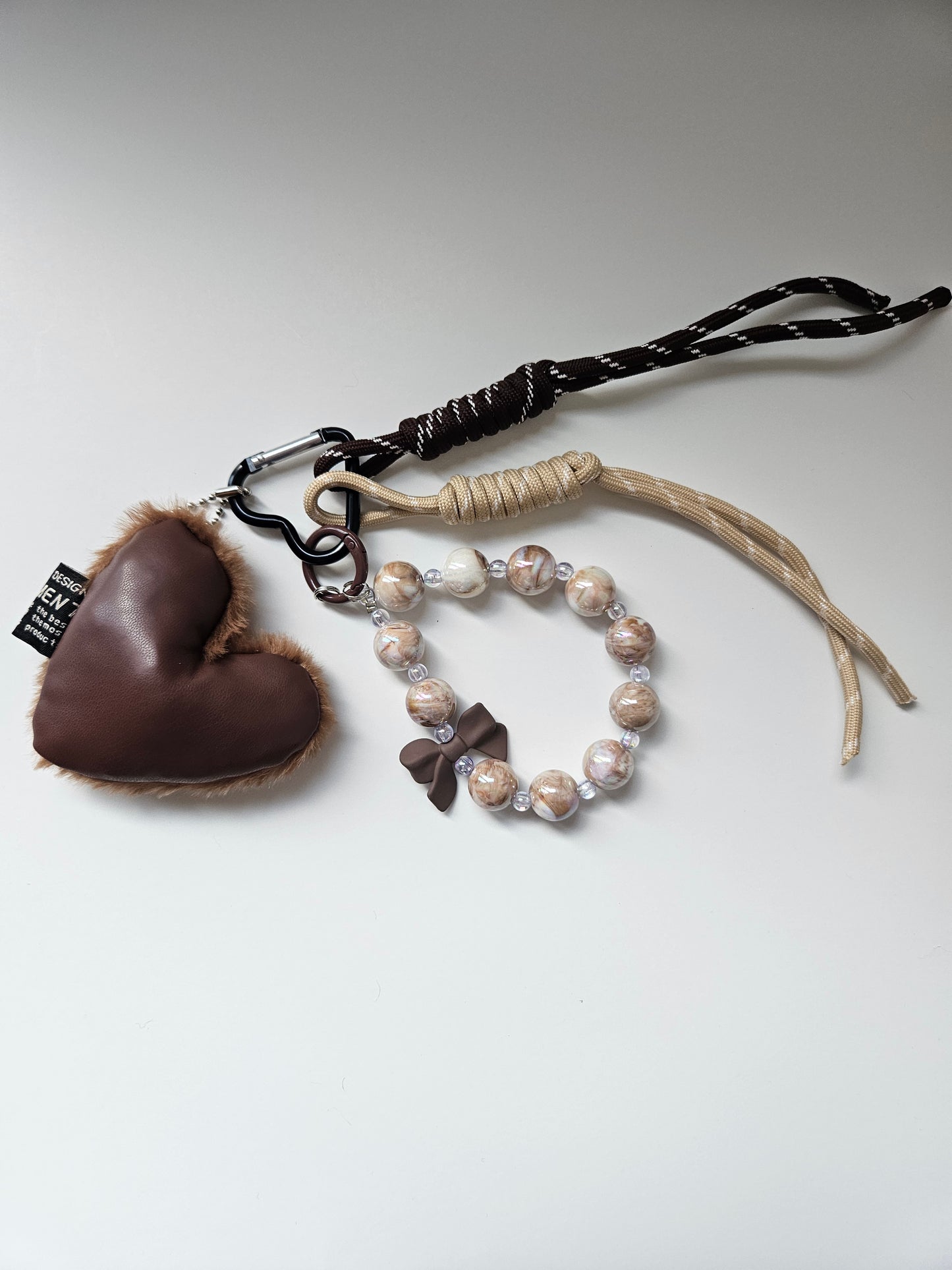 HEART KEYCHAIN.