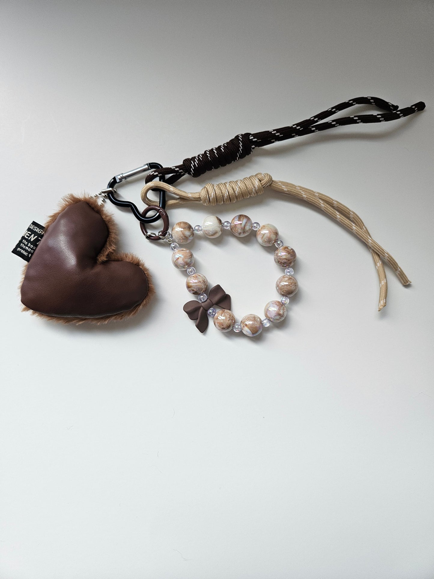HEART KEYCHAIN.